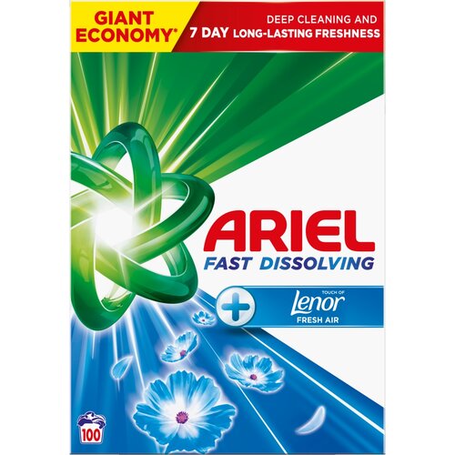 Proszek do prania ARIEL Fast Dissolving + Touch of Lenor Fresh Air 5.5 kg Uniwersalny