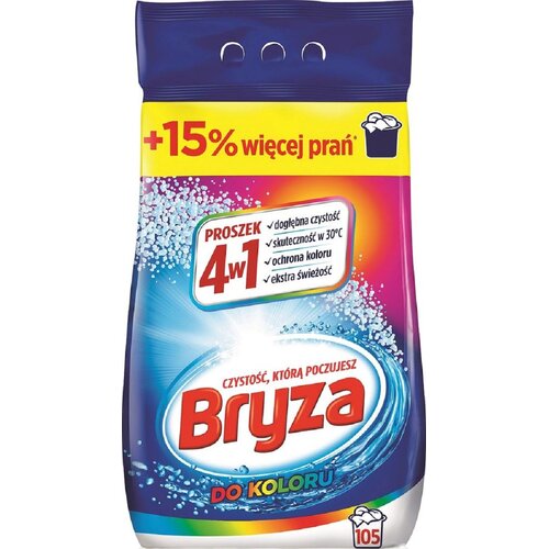 Proszek do prania BRYZA 4w1 Color 6.825 kg do kolorowych tkanin